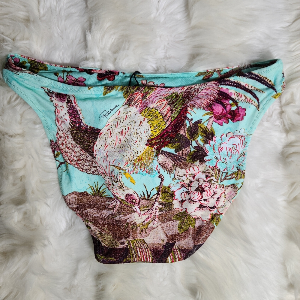 Cavalli x Skims Fagianella Print Dipped Mid Coverage Bottom X-Small Women. NWT. - Picture 3 of 5